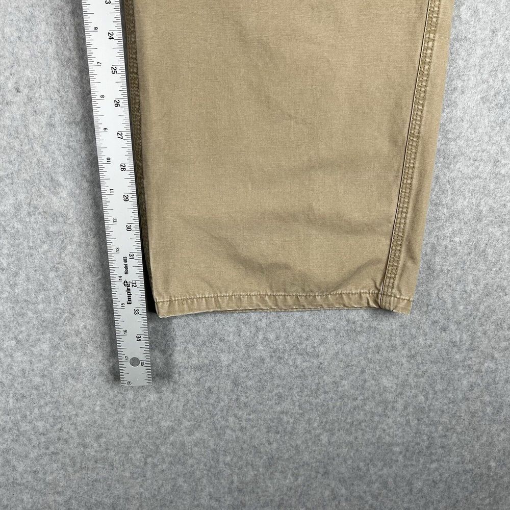 Vintage Polo Sport Ralph Lauren Pants Mens 36x34 Beige 90s Button Fly Workwear - Picture 11 of 16